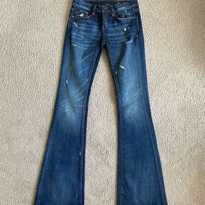 BlankNYC Raw Hem Flare Jeans Sz24